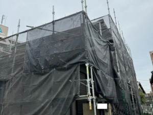 【福岡県福岡市博多区那珂　I様邸】塗装工事が始まりました｜太宰府市外壁・屋根塗装・リフォーム