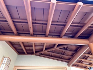 【福岡県太宰府市国分　H様邸】木部塗装の紹介｜太宰府市外壁・屋根塗装・リフォーム