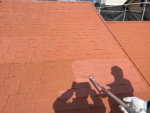外壁・屋根　お化粧直し中②｜太宰府市　外壁塗装＆屋根塗装