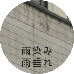 雨染み雨垂れ